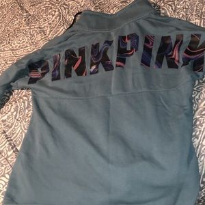 Pink Victoria’s Secret quarterzip hoodie